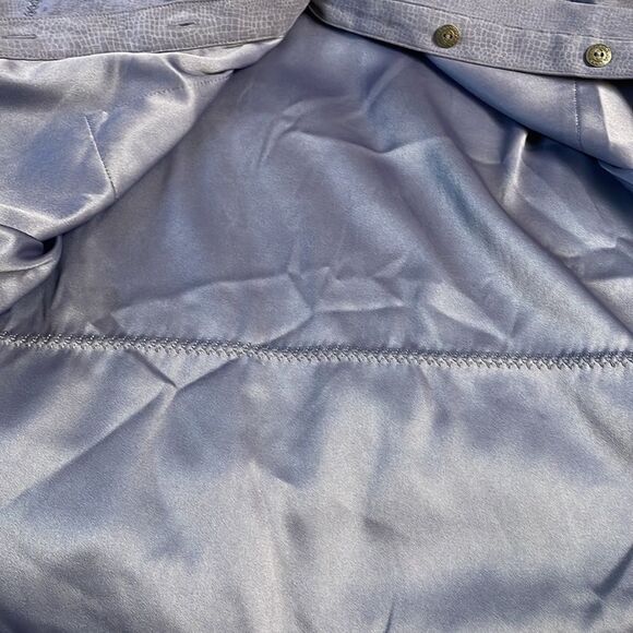 Alfred Dunner Ladies Petite Plum Long Sleeve Shirt Jacket, Size 16P, Purple - Picture 8 of 8